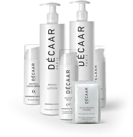 DÉCAAR Paris professional skincare products used at Prof. Dr. Ismail Kucuker Clinic